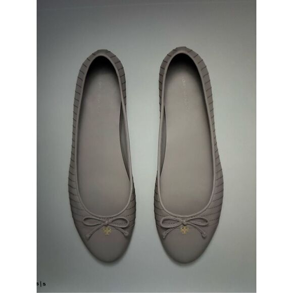 NWT Tory Burch Cap-Toe Quilted Ballet Flats - Picture 2 of 7